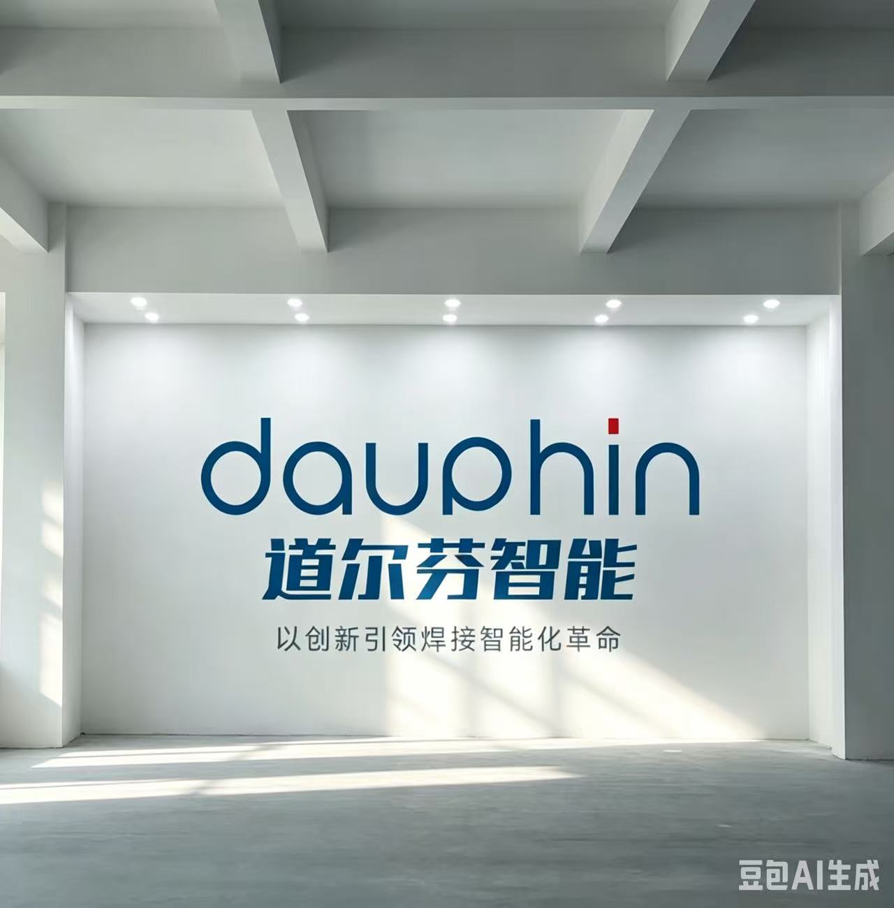 Pared de la fábrica de robots de soldadura Daophin