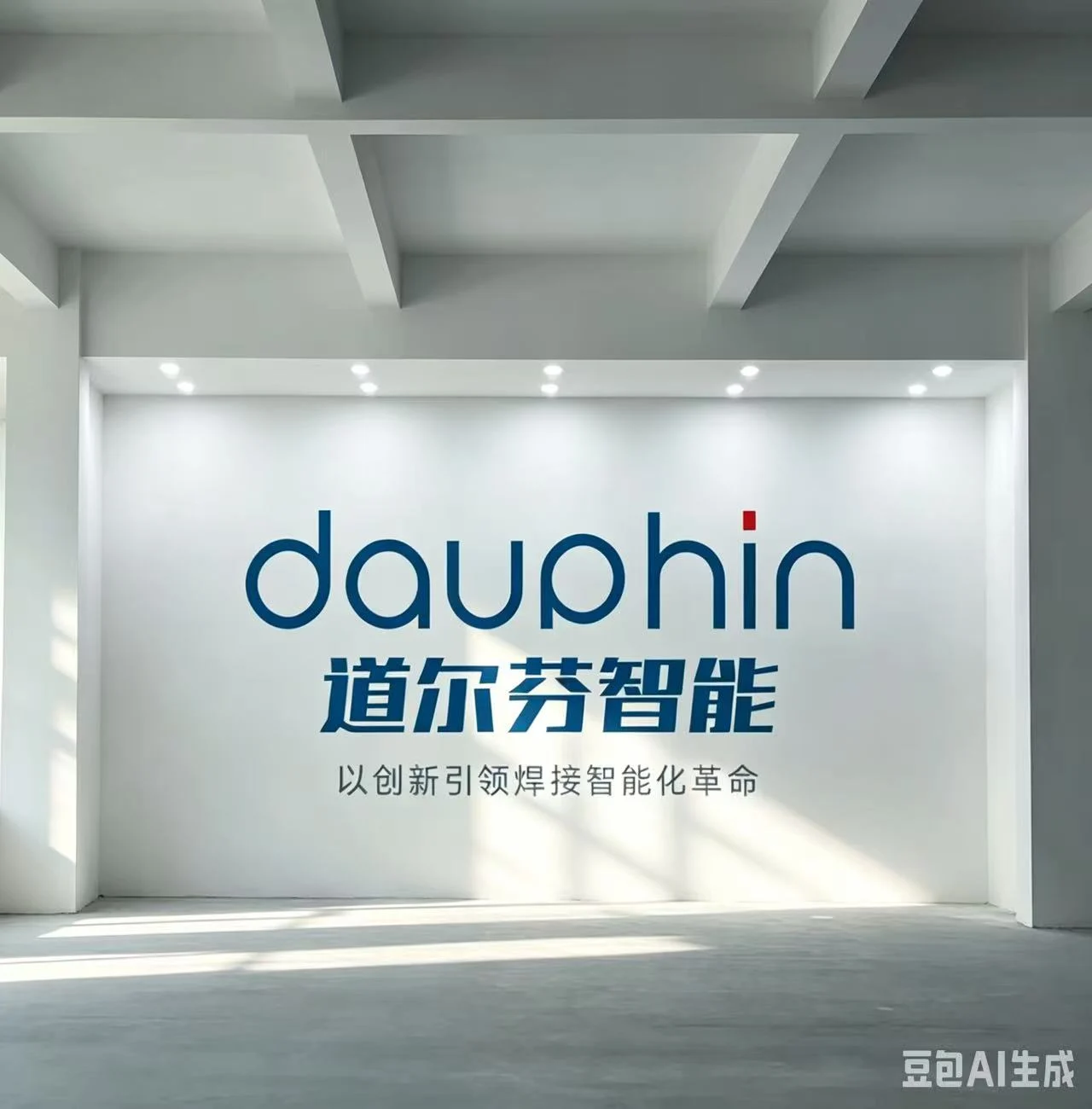 Daophin welding robot factory wall
